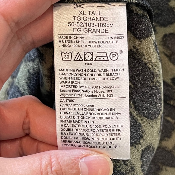 Banana Republic Short Sleeve Leopard Print Utility Sheath Dress - Picture 11 of 16